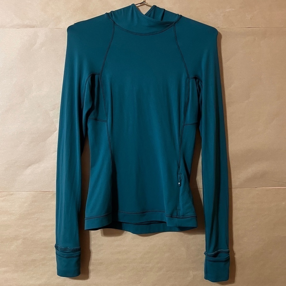Lululemon | Its Rulu Run Long Sleeve Hoodie Pullover Top Green Jasper Size 2